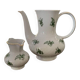 Bavaria Seltmann Weiden green and white porcelain coffee service - set of 2