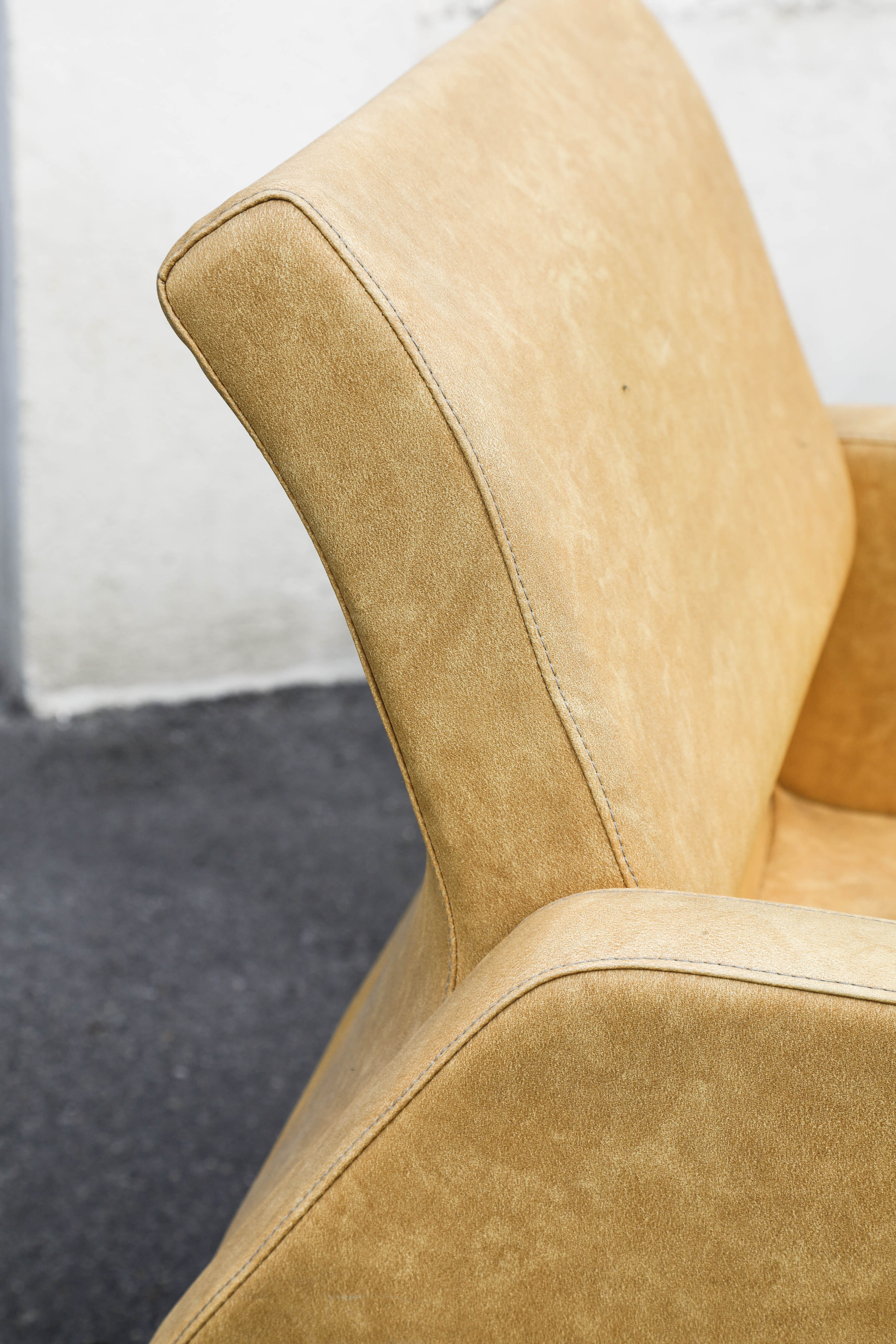 Trio Chairs club Italy 70's