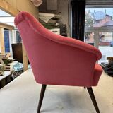 compass foot armchair