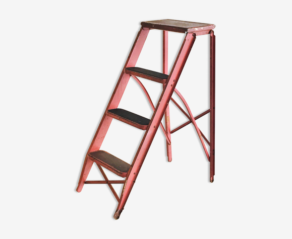 Escabeau en métal années 50