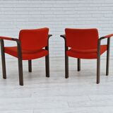 1980s, Danish design by Magnus Olesen, pair of armchairs