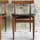 Pair of Scandinavian chairs by Hans Olsen for Frem Rojle - 1960s