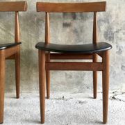 Pair of Scandinavian chairs by Hans Olsen for Frem Rojle - 1960s