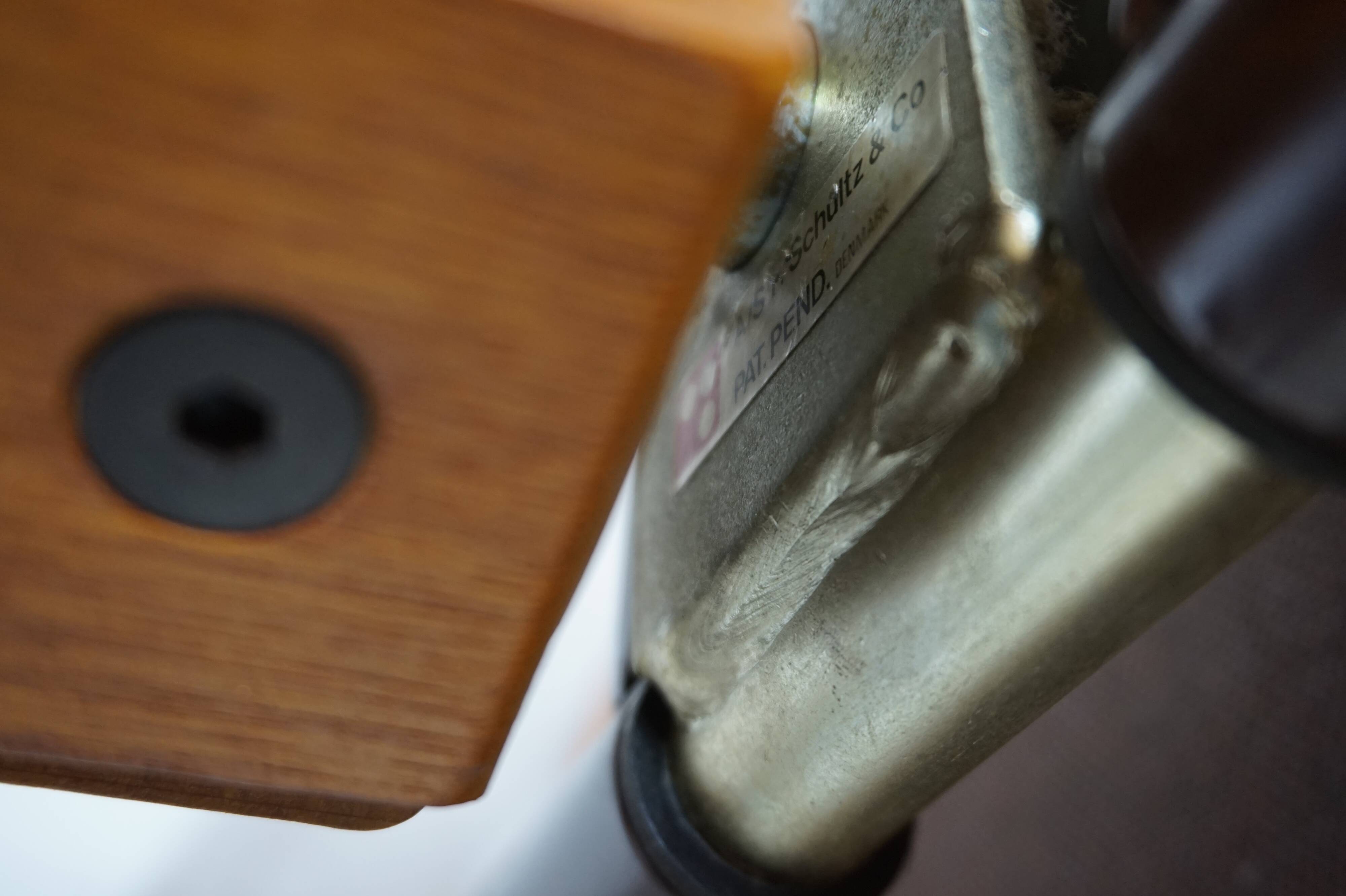 P. Schultz & Co. Denmark leather armchair, 1960