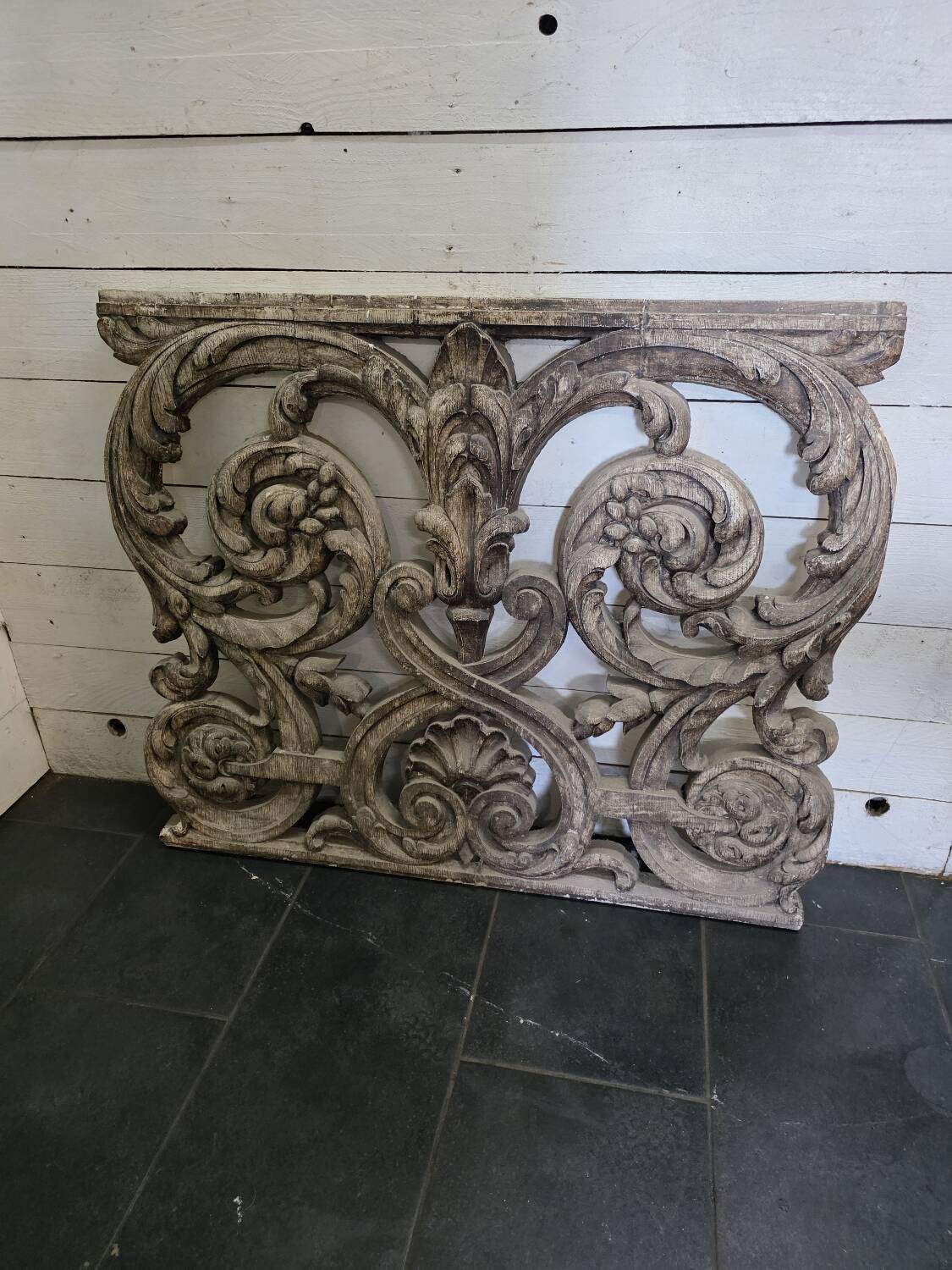 Decorative Cement Panel with Wood Look - Ornamental Style