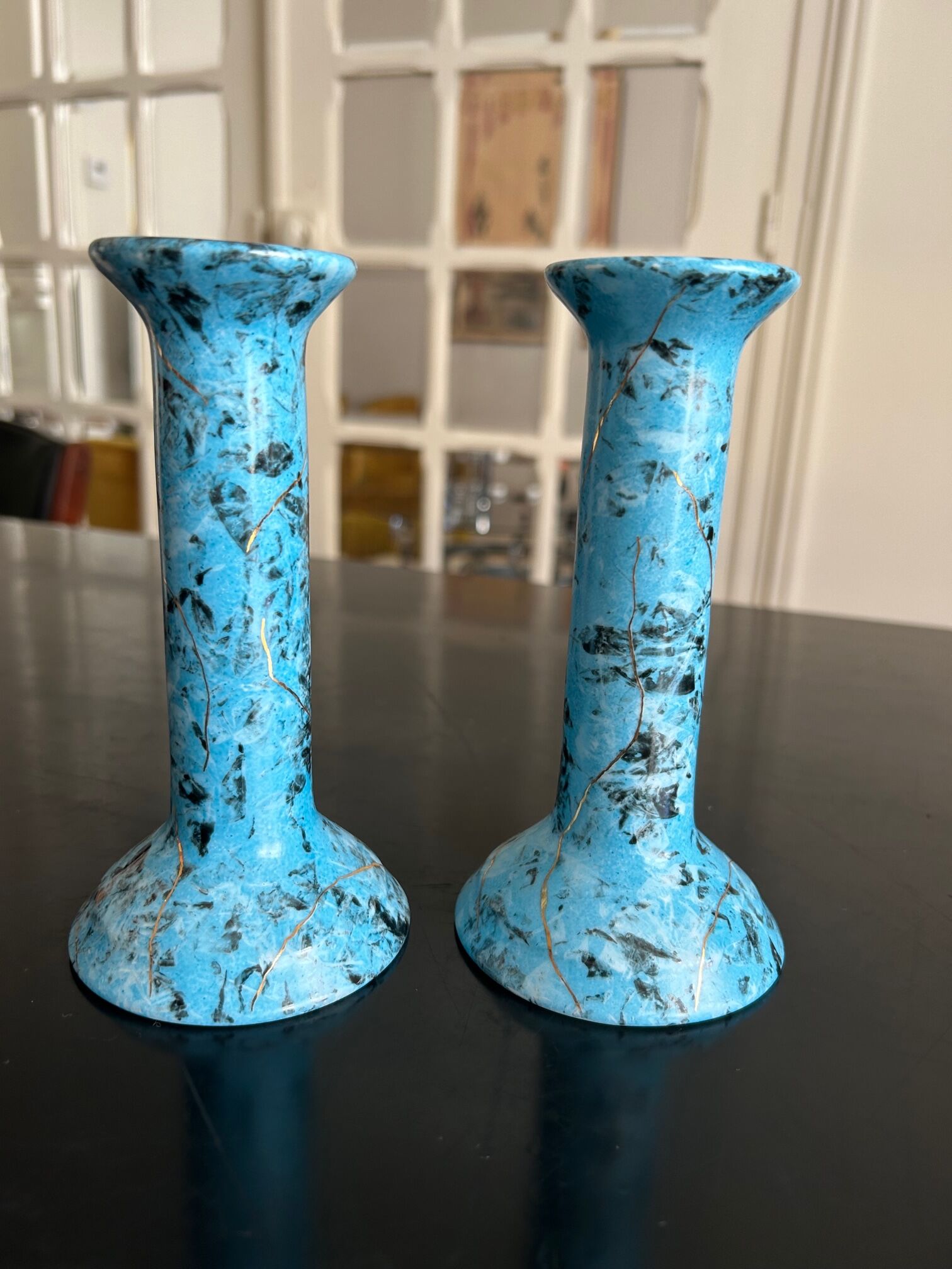 Pair of candlesticks 1980
