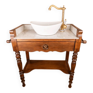 Meuble vasque ancien