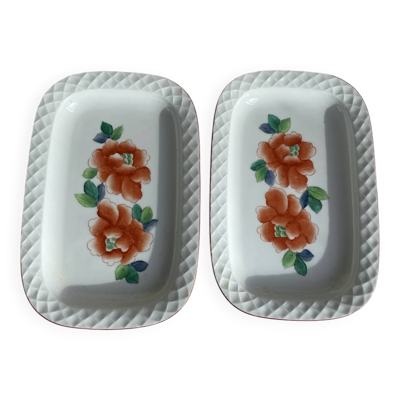 Deux. Plats de service ravier Allemagne, Thomas, porcelaine