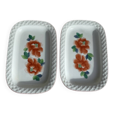 Deux. Plats de service ravier Allemagne, Thomas, porcelaine