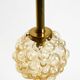 Original glass bubble pendant lamp from the 1960s | Manufactured by Limburg