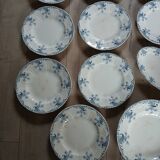 Longwy iron earth dinnerware set