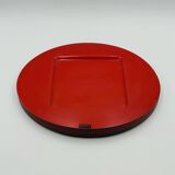 Set de 6 grands sets de table rouges en plastique Robex Italie années 70