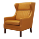 Orange armchair, Danish design, 1970s, production: Denmark