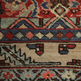 Indian runner rug, long handwoven  mahal carpet  95x447cm