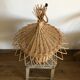 Wicker hanging lamp