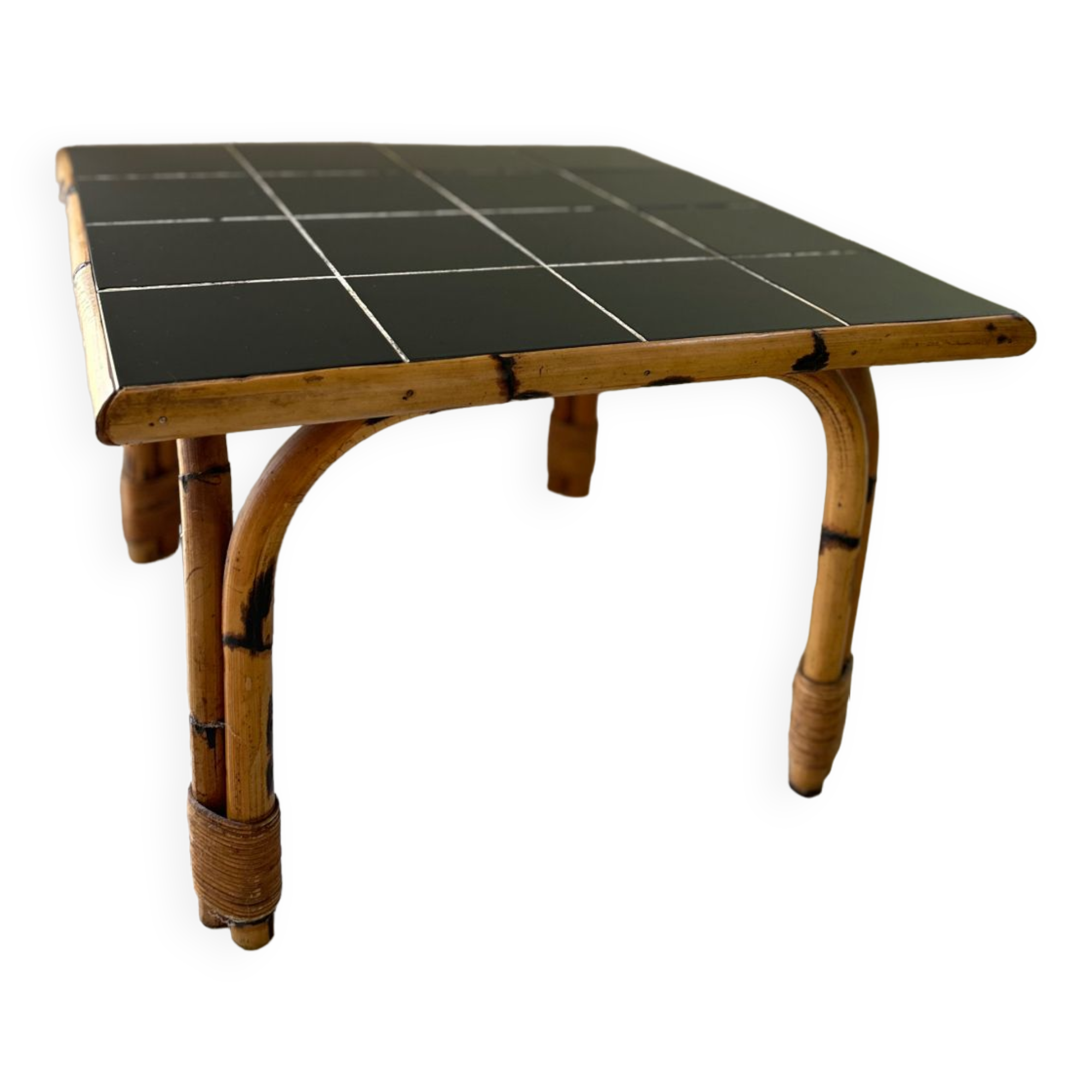 Balbou and ceramic coffee table, 1960