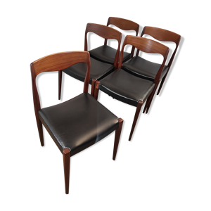 lot de 5 chaises style