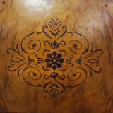 Charles x style cabinet in elm magnifying glass veneer