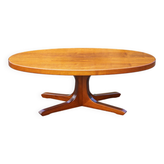 Baumann coffee table, star foot wooden table, vintage coffee table, living room table, 70's