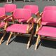 Série de fauteuils vintage thermo plié