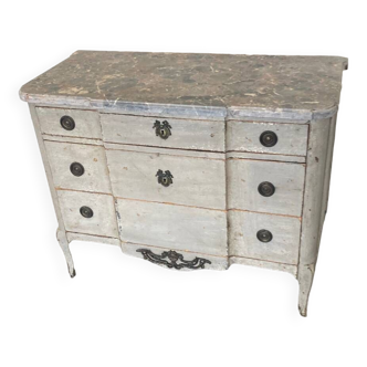 Old Louis XVI style chest of drawers