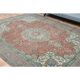 1970s Vintage Persian Handmade Wool Red Oversized Area Rug 286x378