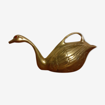 Brass swan