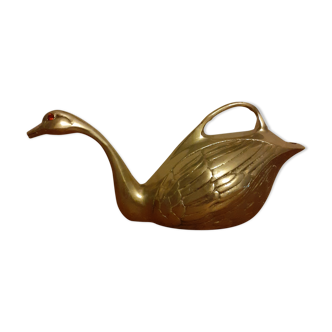 Brass swan