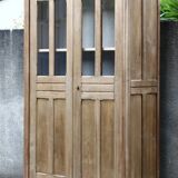 Vintage Parisian glass cabinet