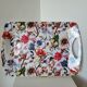 Large melamine serving tray The Leonardo Collection floral decoration