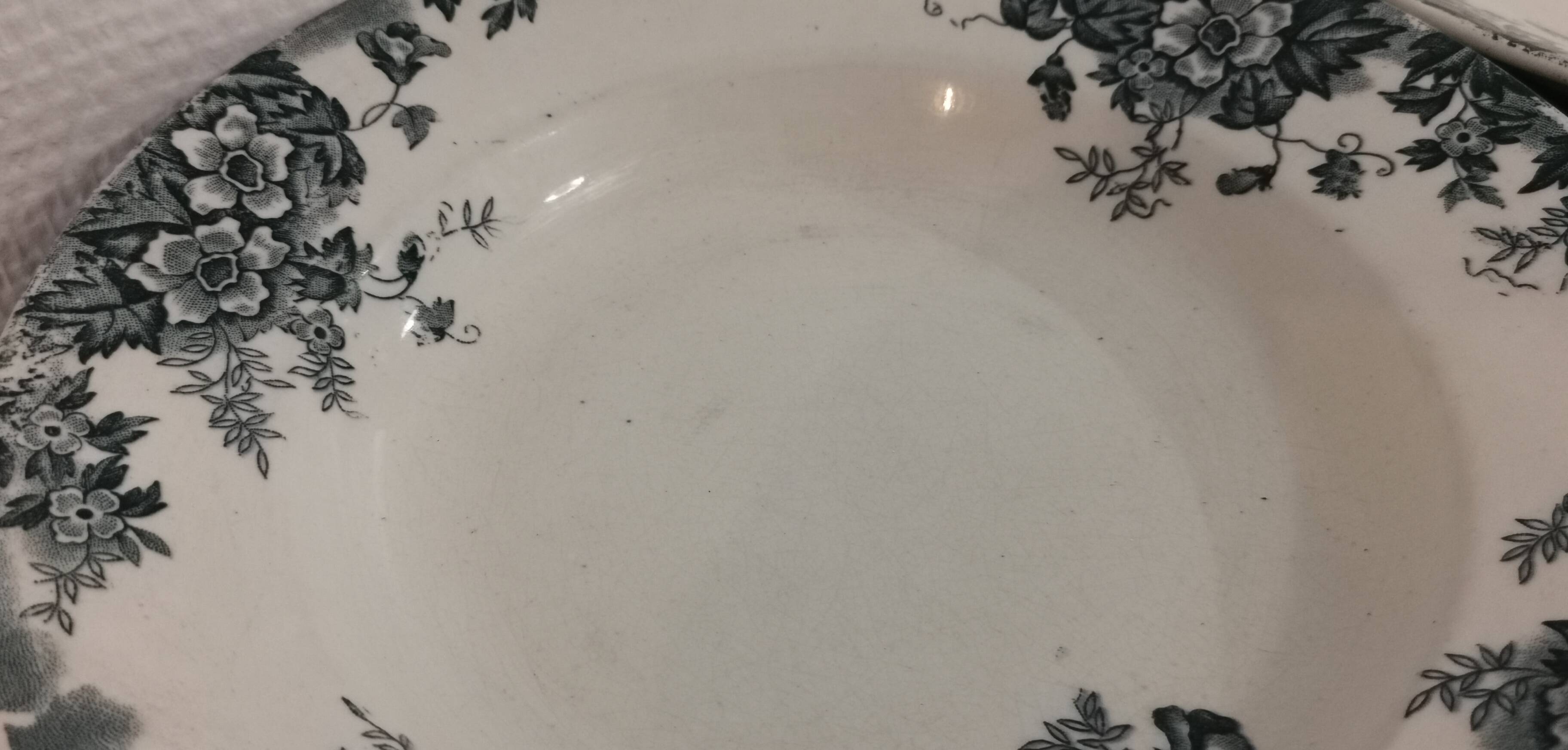 6 earthenware soup plates Moulin des Loups et Hamages