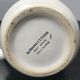Former pitcher Vallauris ceramics white drawing vintage flowers