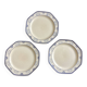 Set of 3 flat plates Longchamp