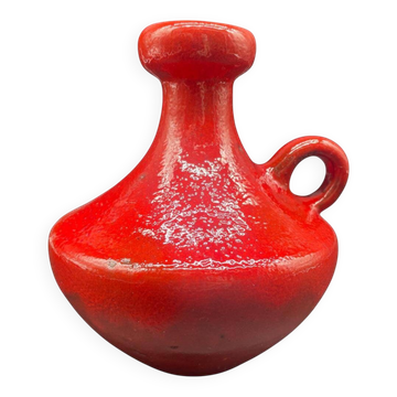 Vintage Hartwig Heyne vase, German ceramic, 1960s-70s, West Germany