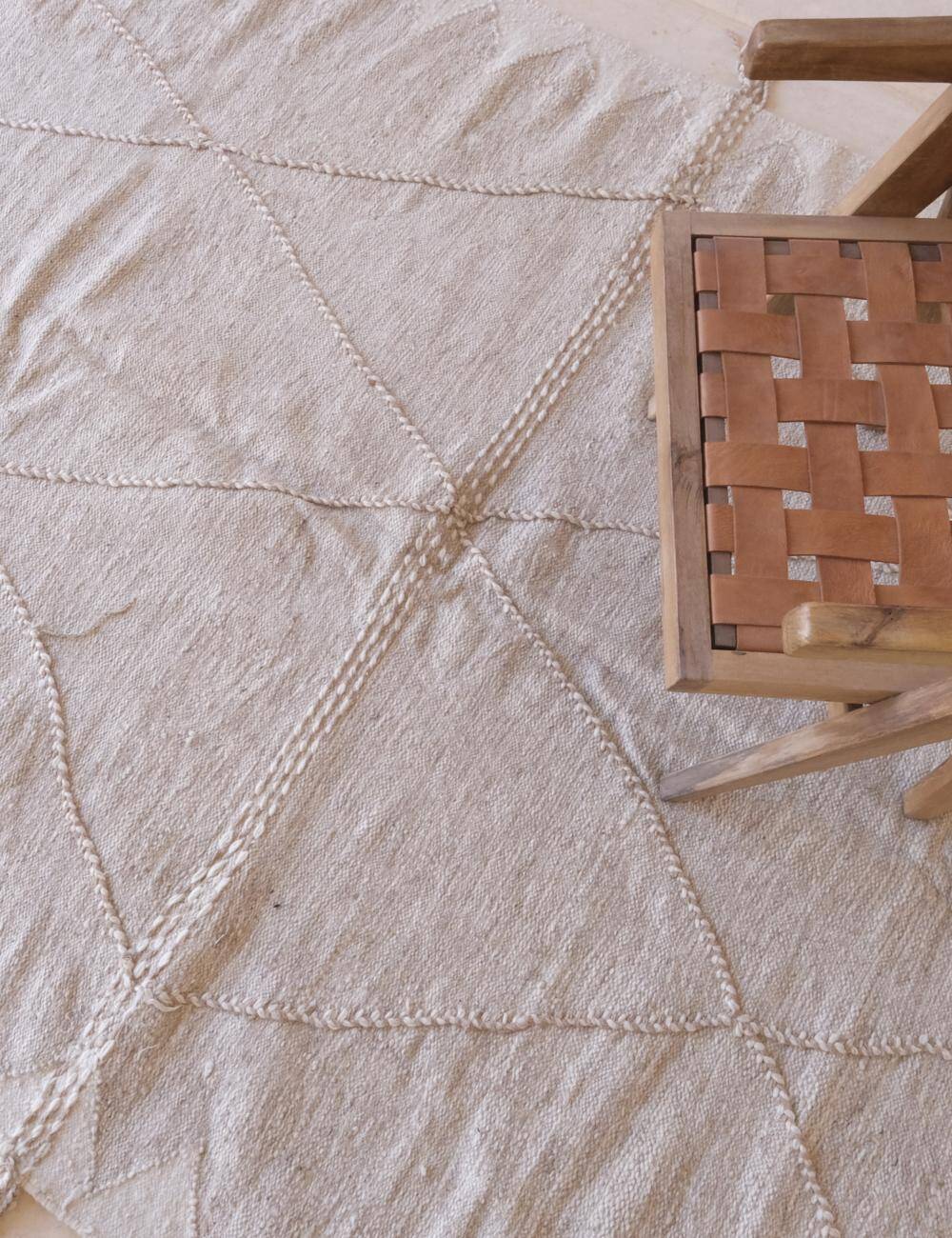 Kilim Rug Zanafi Beige - 293 x 186 cm