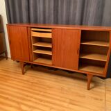 Enfilade par Henning Kjaernulf pour Bruno Hansen Danemark années 1960