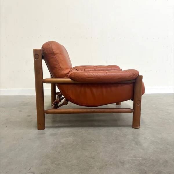 Vintage brutalist, Brazilian style lounge chairs, 1960s