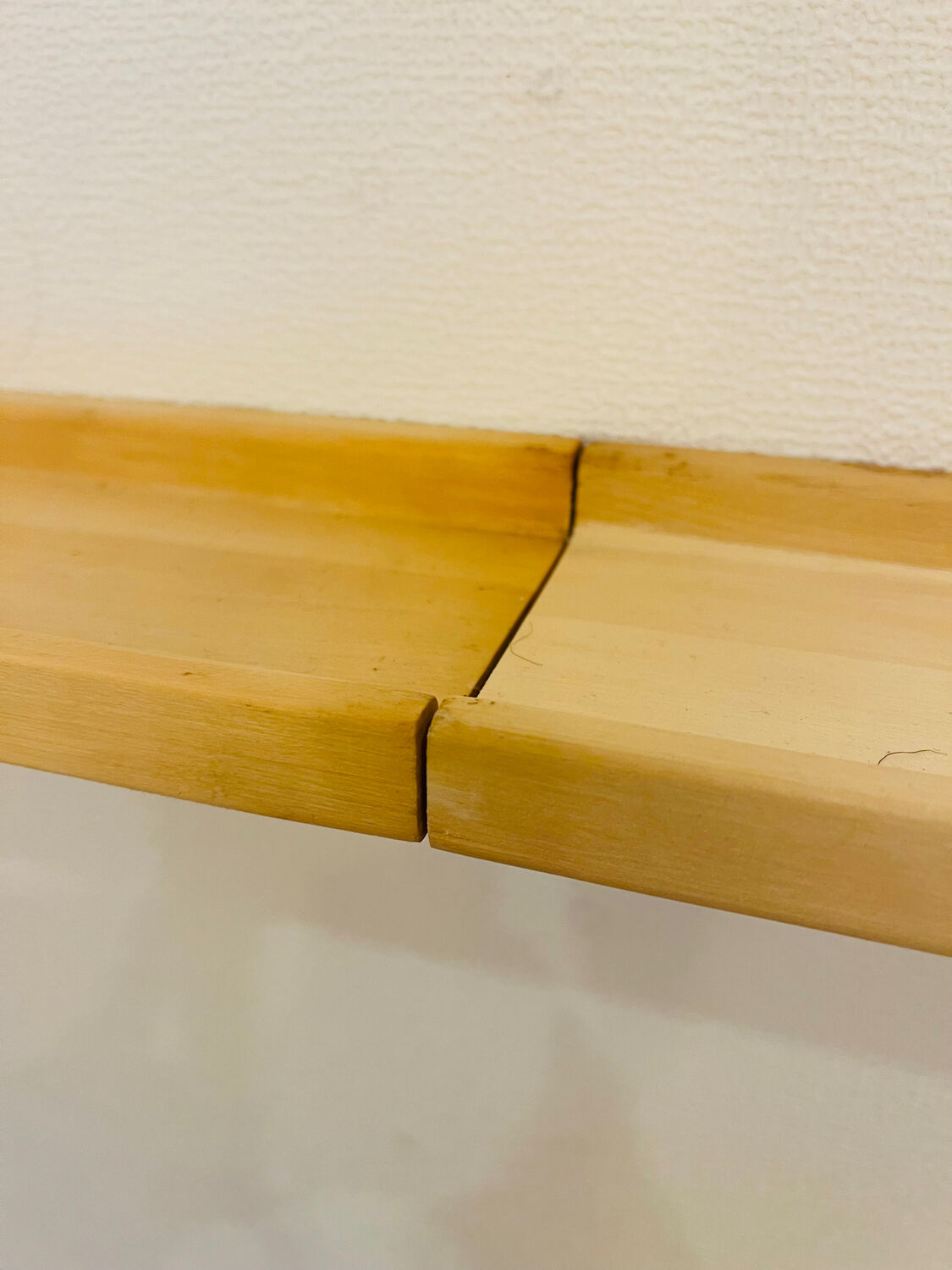 Stripa wall shelf in solid pine, vintage ikea design