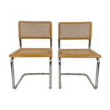 Lot of 2 chairs model Cesca by Marcel Breuer