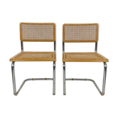 Lot de 2 chaises modèle Cesca de Marcel Breuer