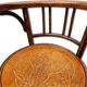 Art Nouveau Chairs Arched Wood and Floral Decoration, 1910s