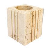 Pencil holder in travertine by Cerri Nestore, 1960