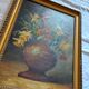 Oil on canvas, bouquet of flowers signed Foncier