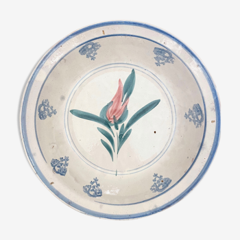 Vintage L Floral Motif Bowl