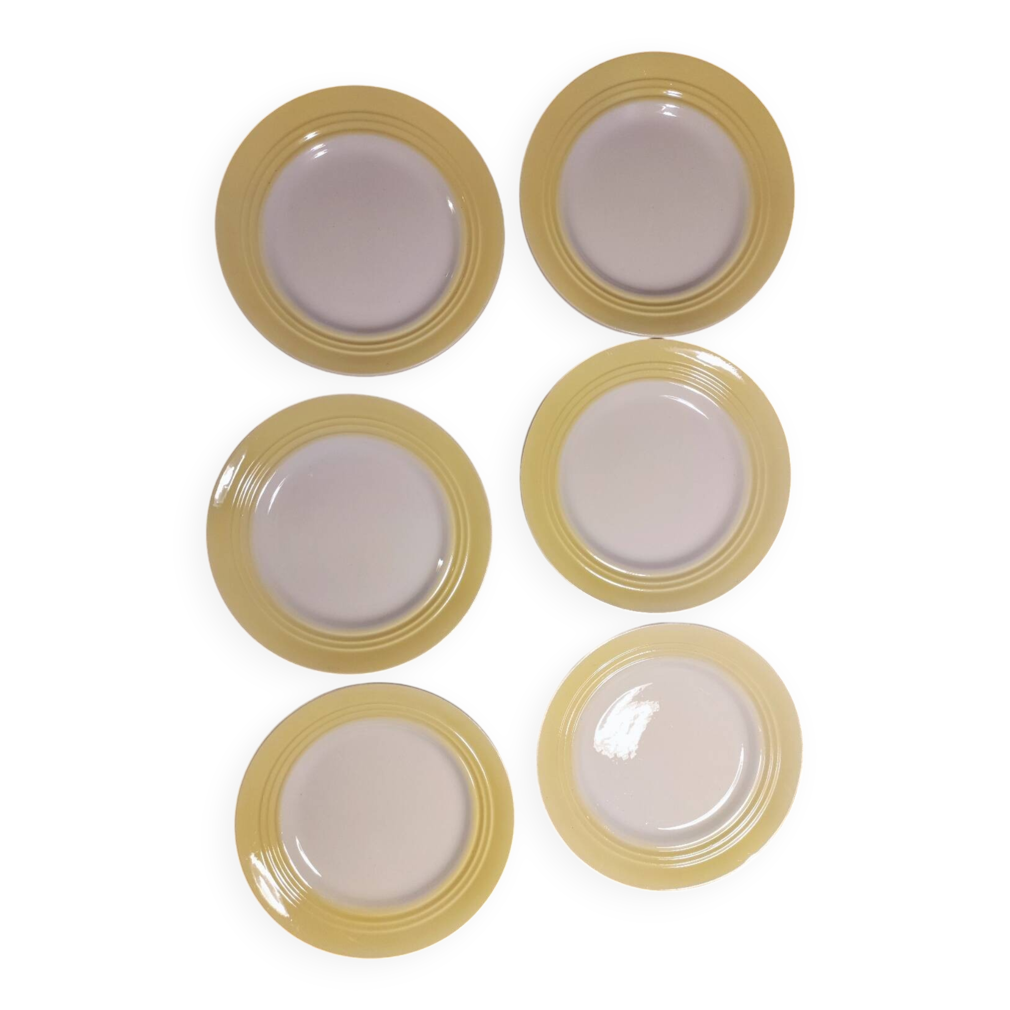 6 Dessert plates, Céranord