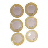 6 Dessert plates, Céranord