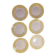 6 Dessert plates, Céranord