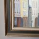 Oil on canvas street in Paris