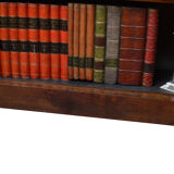 Bibliothèque ouverte en bois de rose du début de l'époque victorienne