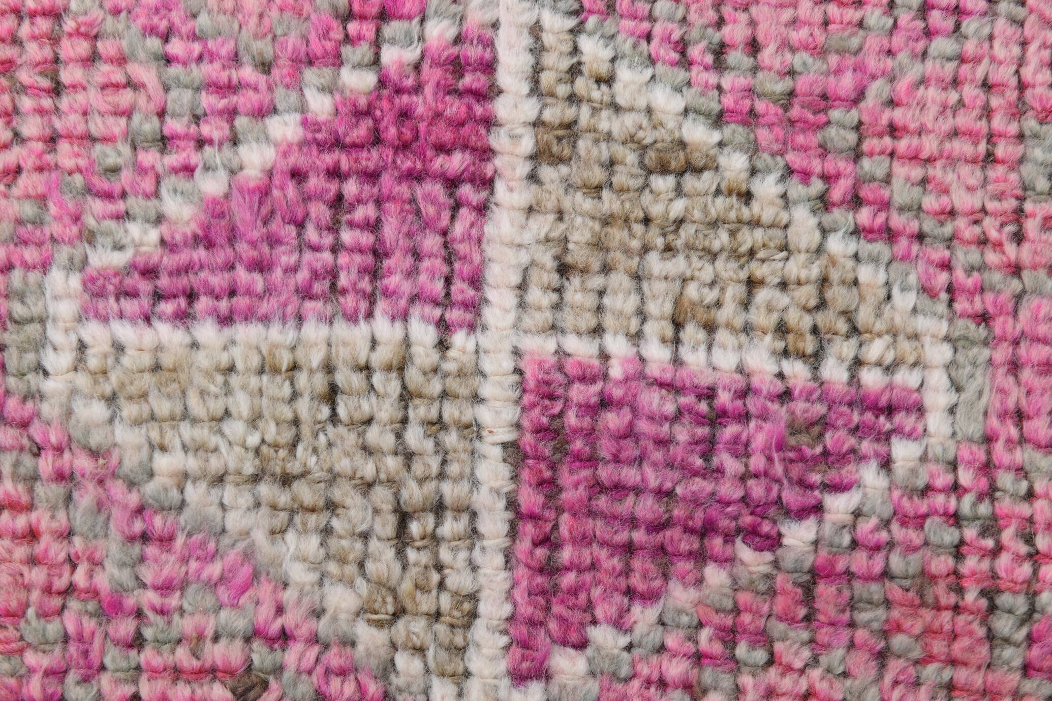 Tapis de couloir rose vintage, 88 x 334 cm